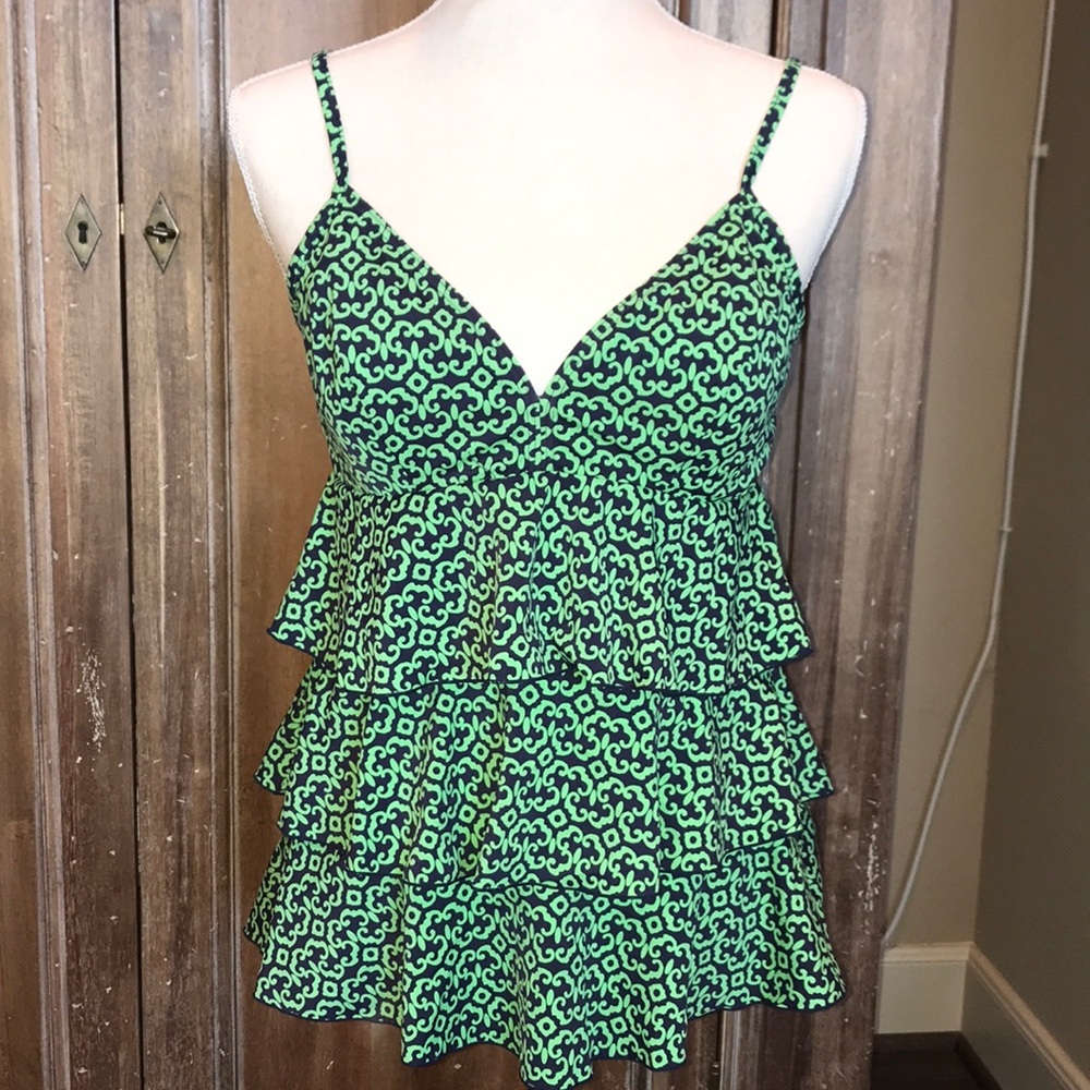 Ruffled Tankini Top by Fit4U- 2 colors available